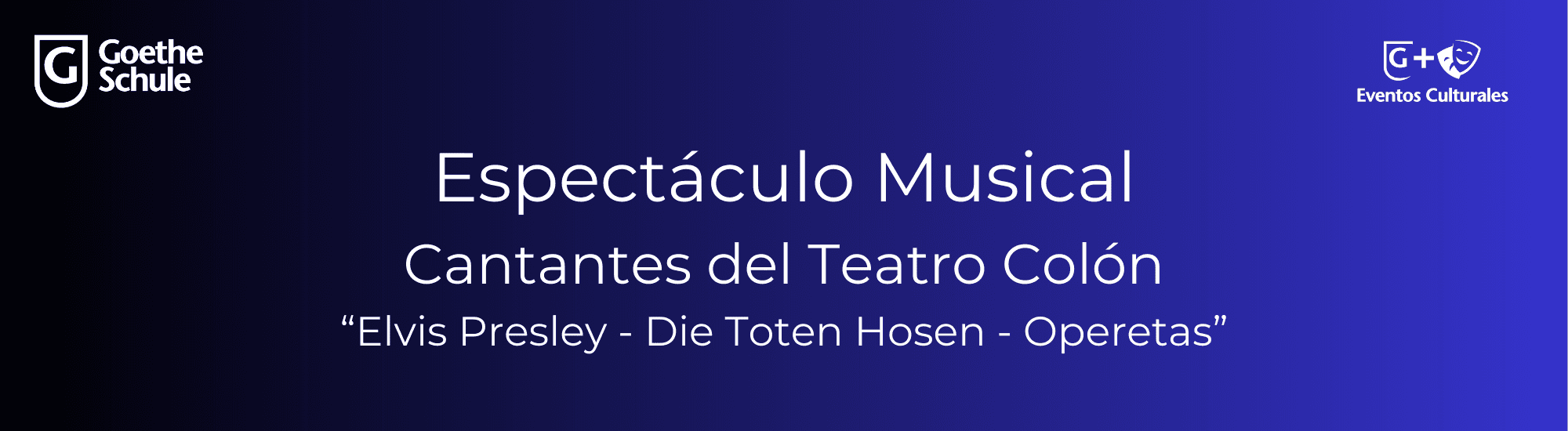 Espectáculo Musical con cantantes del Teatro Colón